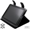 Original MTT Ledertasche - Exklusive Book-Style Tasche Case fuer Apple iPad 16GB / 32GB / 64GB Wi-Fi oder fuer 3G Wi-Fi Versionen - (mit Standfunktion) in der Farbe Croco-Schwarz