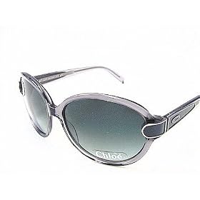 CHLOE CL2150 CL-2150 Gradient Grey Lens C03 Clear Grey Frame Sunglasses
