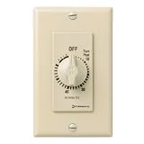 Intermatic FD60MH 60-Minute Spring Loaded Wall Timer, Ivory