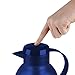 Emsa Samba Quick Press Insulated Server, 34-Ounce, Translucent Blue