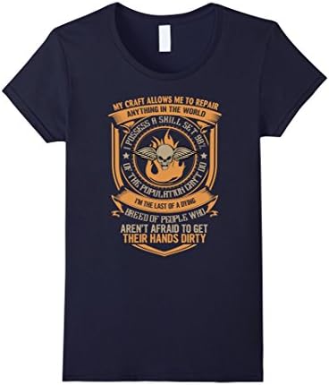 Women's Parachute rigger T-shirt Large Navy