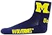 Donegal Bay NCAA Michigan Wolverines Quarter Socks, Blue