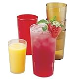 Cambro Colorware Tumbler, Juice, 5 oz. Clear, 24 per case, 24/CA