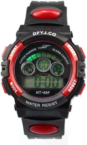 Mokingtop Fashion New Classic Waterproof Boy Girl Sports LED Light Electronic Wrist Watch