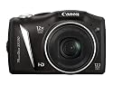 Canon PowerShot SX 130 IS Digitalkamera (12 Megapixel, 12-fach opt. Zoom, 7,5 cm (2,95 Zoll) Display, bildstabilisiert ) schwarz
