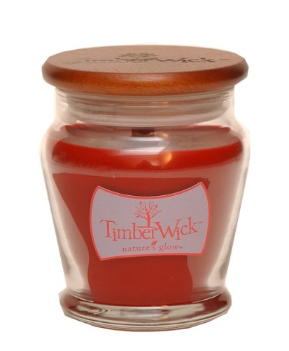 Hanna's Candle Company 100463 Timber Wick Candle with Wooden Lid, 9.25-Ounce, Cinnamon Sugar
