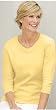 3/4 Sleeve Cotton Tee with Stretch