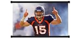 Tim Tebow Denver Broncos Quarterback Fabric Wall Scroll Poster (32" x 20") Inches