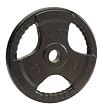 TKO Olympic 35 lb. Urethane Tri-Grip Plate