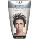 Ice Hair - Spiker Colorz Metallix Colored Styling Glue Psycho Silver 1.69 FL OZ