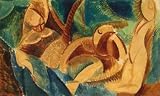 12X16 inch Picasso Pablo Bathing 1908 Canvas Art Reproduction