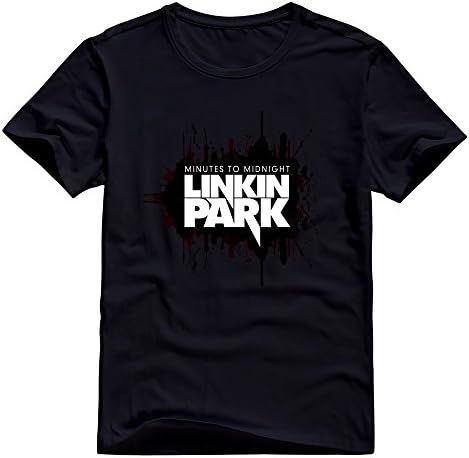 HAGBK Men's Linkin Park T-Shirt Black US Size XL