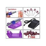 Salon Edge Professional & FAST Nail Art Drill Electric FILE Acrylics Salon Equipment