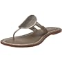 Bernardo Women's Must Flat Sandal,Pewter,8 M US