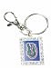 Licensed Florida Gators Keychain with Rhinestones Fashion Jewelry