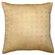Decorative Handmade Silky Gold Cushion Cover / Pillow Sham - Chinese "Moonlight Frost" Poem Design