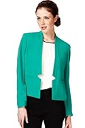  M&amp;S Collection Open Front Notched Jacket