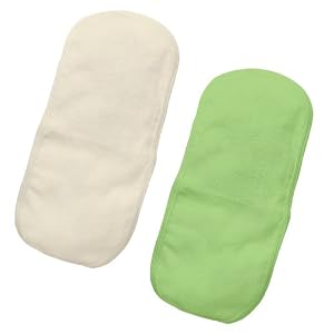 green sprouts Organic Cotton Burp Pad 2 Pack, Green