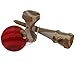 Kotaro Pro Bamboo Kendama Toy with Extra String (Red)