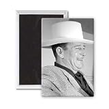 John Wayne - 3x2 inch Fridge Magnet - large magnetic button - Magnet