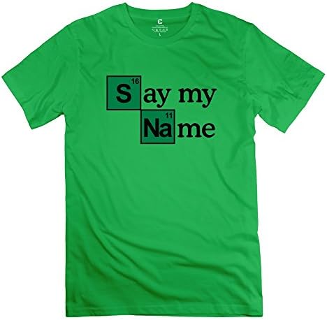 ZhiTian Men's Say Name Breaking T-Shirt