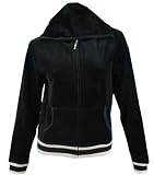Sweet Romeo Juniors Velour Warm-Up Hoodie Jacket