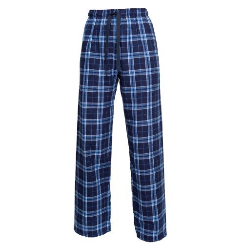 Boxercraft Plaid 100% Cotton Flannel Pant F20, Navy/Light Blue-Youth Medium...