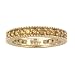 14K 1.00 CTW Yellow Diamond Milgrain Band