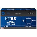 Arrow Fastener 65SIP Genuine HT65 3/4-Inch Staples, 2,496-Pack