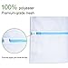 LEYOSOV Mesh Laundry Bags Set of 7, Delicates Laundry Wash Bags (1 Extra Large, 2 Large, 2 Medium and 2 Bra Washing Bags) Best Protection for Lingerie, Bra, Hosiery, Underwear and Blouse