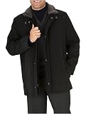 Pronto Uomo Three-Quarter Length Black Jacket