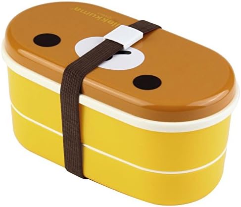AmaranTeen - 1Set Double Layers Chopsticks Plastic Bento Lunch Box