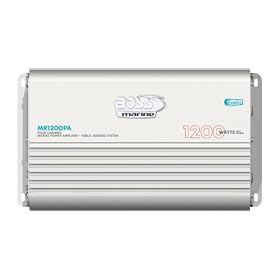 Buy Boss Audio MR1200PA Marine 4-Channel MOSFET Bridgeable Power Amplifier and Public Address... by Boss now!
