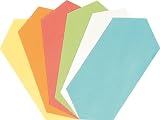 Produkt-Bild: 5 Star Office 910814 Moderationskarten 16.5 x 29.7 cm, K&ouml;nigswaben 130 g/qm, 250 Pack, farblich sortiert