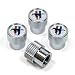 Ford Mustang Solid Brass Tire Valve Caps