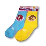 Girl's Disney Princess Crew Socks - Set of Two Pairs