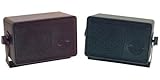 IEC 2 x 25 Watt(rms) Indoor/Outdoor Speakers Black