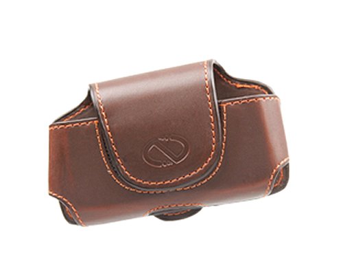 Naztech Ultima Case - Small and Medium Flip Phones - Samsung / LG / Motorola / Nokia - Coffee Brown
