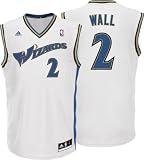 John Wall Youth Jersey: adidas Revolution 30 White Replica #2 Washington Wizards Jersey