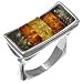 Certified Genuine Multicolor Amber and Sterling Silver Modern 5-stone Ring
