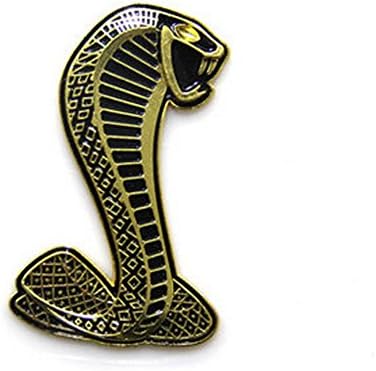Hongshida 3D Chrome Cobra Auto Car Stickers Metal Emblem car sticker Truck motorcycle Car Decor Decals(Gold)