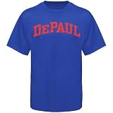 NCAA DePaul Blue Demons Royal Blue Arched T-shirt