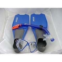 SET-3 Maske-Flossen-Schnorchel Gr. 37-47 Taucherbrille