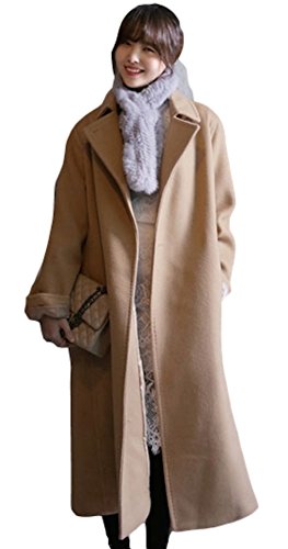 レディース ベージュ カジュアル ウールコート マント 秋 冬 ダッフルコート チェスターコート ファー キルティングコート トレンチコート トレンチ コート ロングコート モヘア ウール ダウンコート カシミア ダウン アウター ロングシーズン カジュアルジャケット 〜16枚セットのシール付き〜 (L)