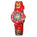 Baby Watch - Montre enfant - Gar�on - Zip Robots - La montre p�dagogique - Plastique gomme bleu fonc� avec dessins 3D - Avec m�thode d'apprentissage