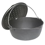 Lodge Original Finish 7-Quart Dutch Oven with Iron Cover