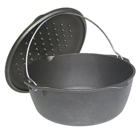 Click here to buy Lodge Original Finish 7-Quart Dutch Oven with Iron Cover by Lodge.