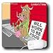 Londons Times Funny Cow Cartoons - Hopeless Cow - Mouse Pads