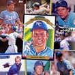 10 Different George Brett Baseball Cards - Mint Condition In Display Album !!