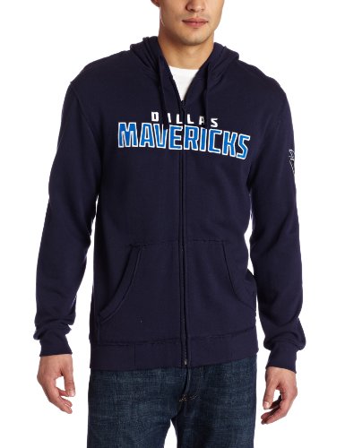 NBA Men's Dallas Mavericks Gametime Full Zip Hood (Blue, Large)